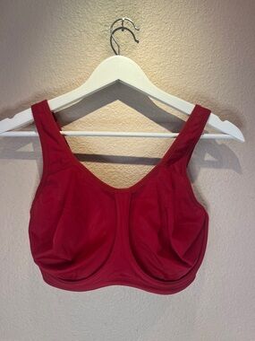 Wacoal Women’s Simone Sports Bra High Impact Red Size 32G